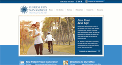 Desktop Screenshot of floridapainmanagementcenter.com